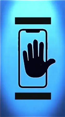 Swipe hand template 