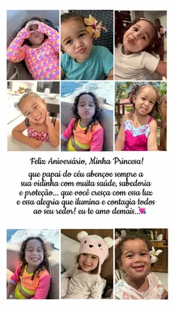 parabéns filha 💘
