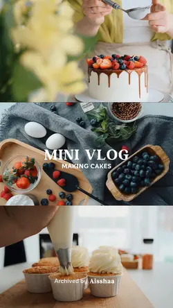 making cake