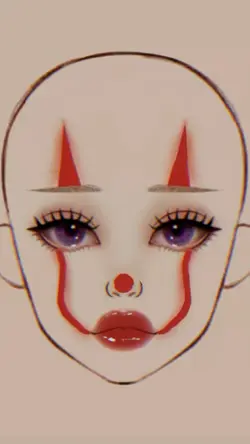 trend makeup badut