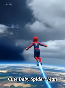 cute baby Spider-Man