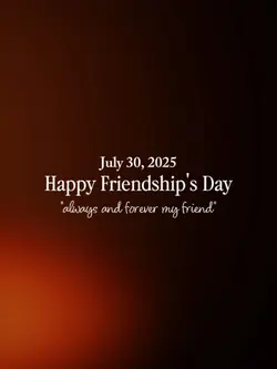 Happy Friendship Day