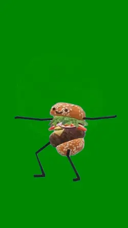 Hamburger dancing