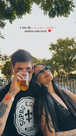1 ano de namoro