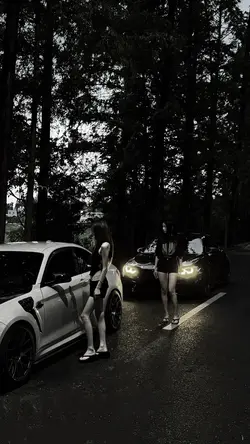 Black and white