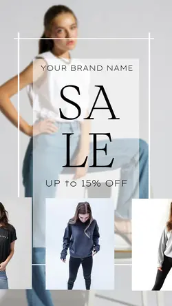 Sale announcement