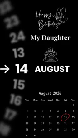 hbd daughter 14 augu