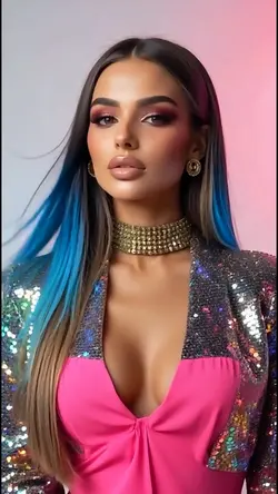 Cabelo azul 