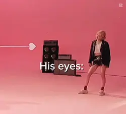 his eyes his smile