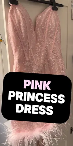 Pink dres