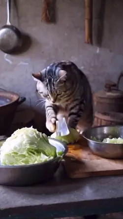 Farmer ai cat video 