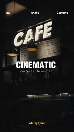 Cinematic cafe 