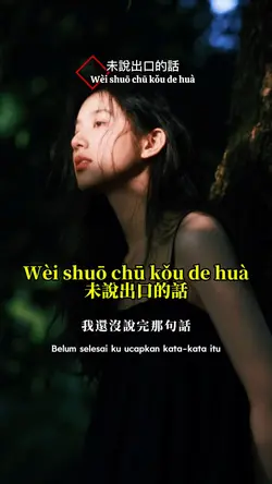 未說出口的話
