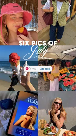 Six pics of july