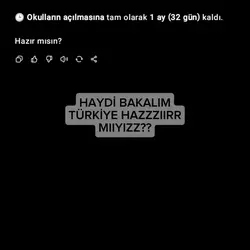 Hazzırrmıyız