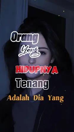 ORANG HIDUP TENANG