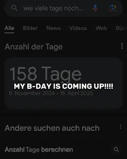 my b day