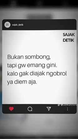 bukan sombong, tapi