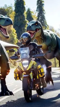 Dikejar Velociraptor