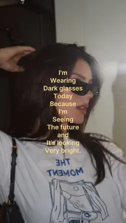 Dark glasses