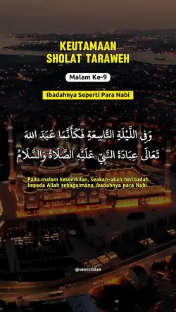 Keutamaan Taraweh