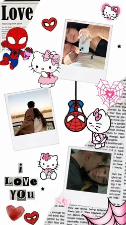 Collage Kitty Spidey
