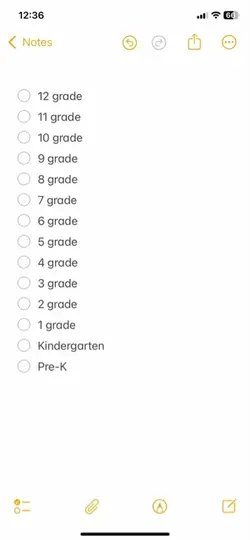 Middle school