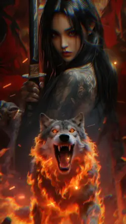 Wolf Intro fire