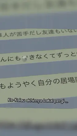 kalau akhirnya bakal