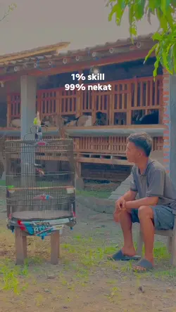 1% skill 99% nekat