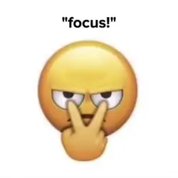 "focus!" I'm foc-