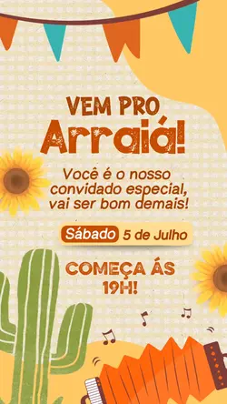 Arraiá | Convite 
