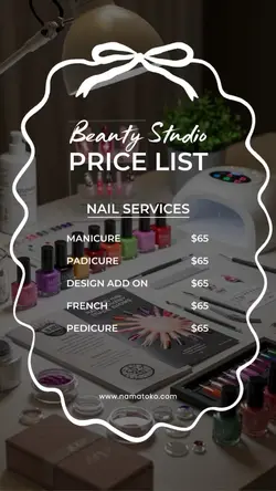beauty pricelist 