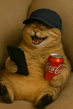 funny cat
