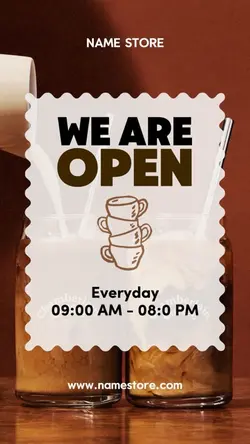 WE ARE OPEN