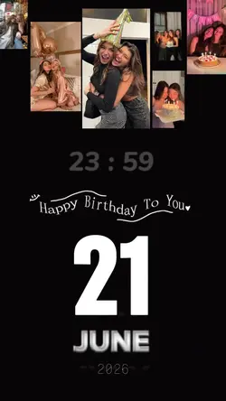 Birthday 21 June