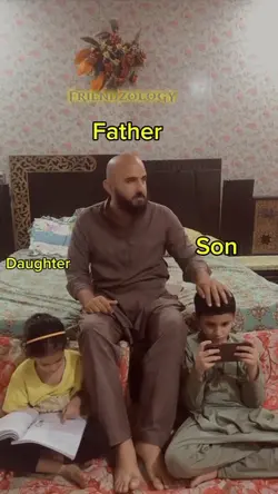 Daughter,father,son