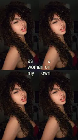 woman on my own