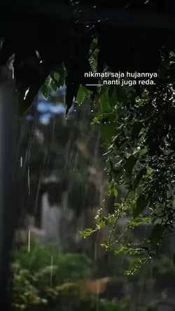 Nikmati saja hujan