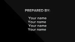 ending presentation 