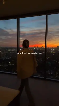 I will succeed alone