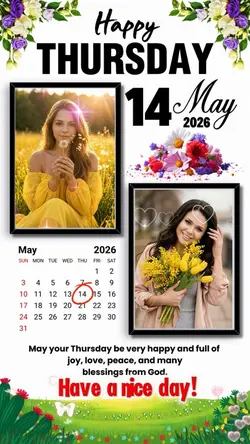 Thursday 14 May 2026
