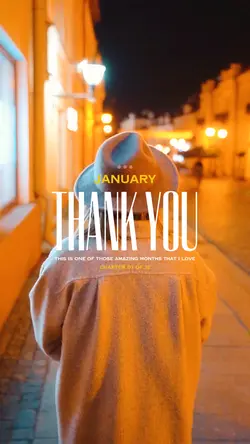 THANK YOU JANUARY