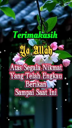 Terimakasih Ya Allah