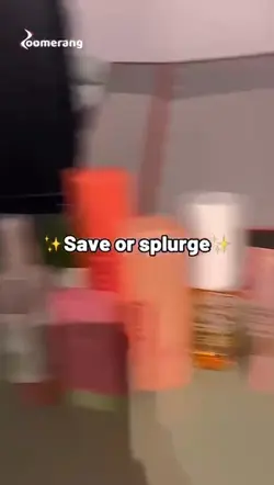Save or splurge 