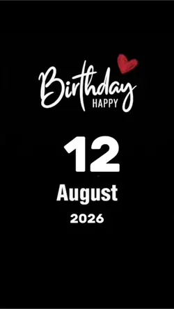 Hbd 12 July 2026