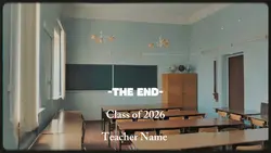 End of school 