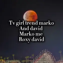 Tv girl trend