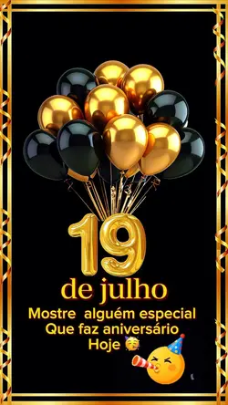 Niver 19 de julho 