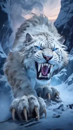 White tiger overlay